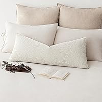 Vista 64 de Foindtower Fundas de almohada decorativas con textura de boucle, fundas de almohada sólidas, neutrales, suaves y acogedoras para silla, sofá