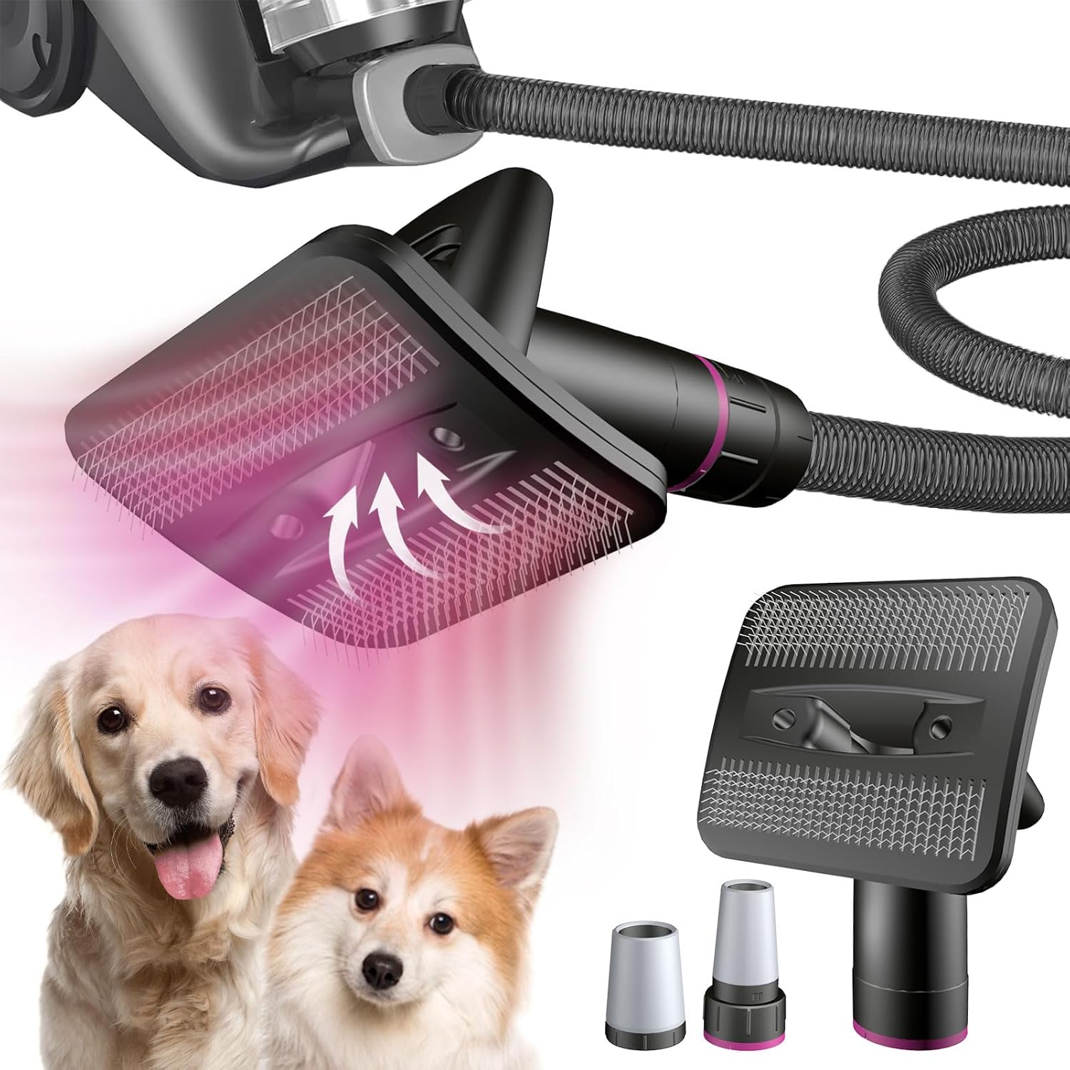 pet grooming vacuum for dogs-Pet Vacuum Grooming Comb Brush Hair Remover Shedding Deshedding Attachment Tool Kit for Dogs and Cats pet grooming vacuum for dogs-Pet Vacuum Grooming Comb Brush Hair Remover Shedding Deshedding Attachment Tool Kit for Dogs and Cats