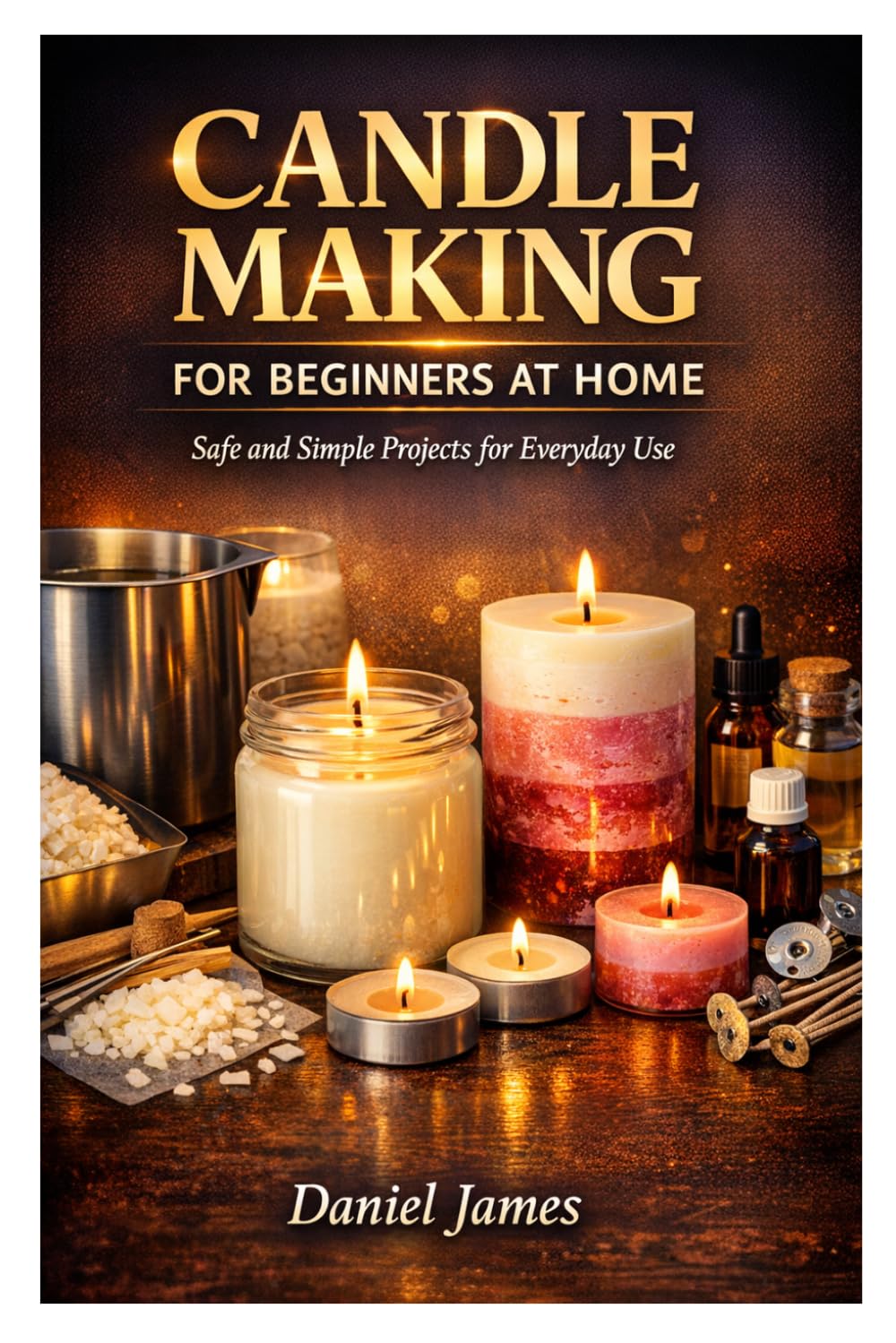 CANDLE MAKING FOR BEGINNERS AT HOME: Safe and Simple Projects for Everyday Use