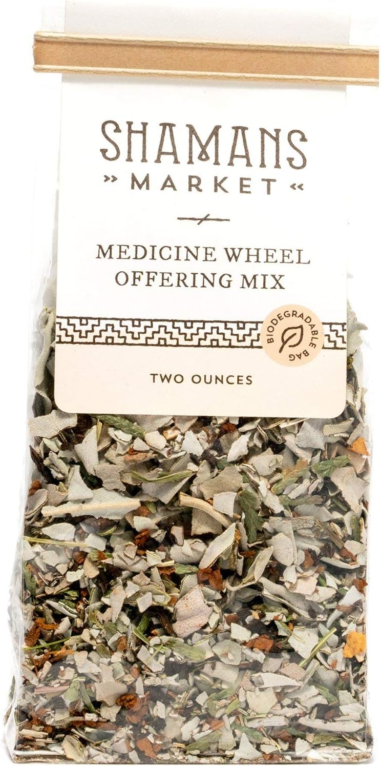 Medicine Wheel Offering Mix Sage, Cedar and Sweetgrass Loose