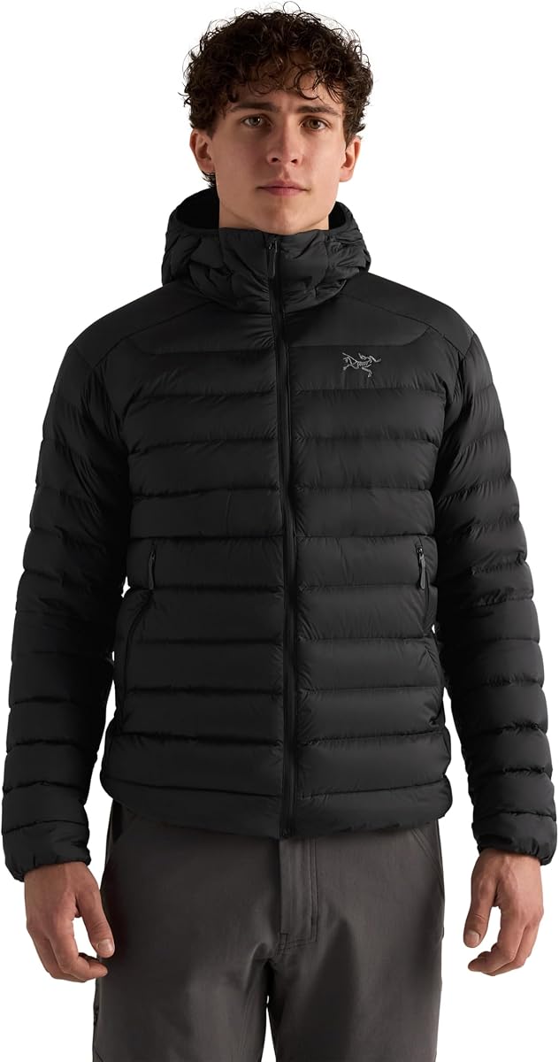 Cerium Hoody, Men's Down Jacket | Packable, Insulated Men’s Winter Jacket with Hood | Black, 3X-Large