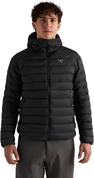 Arcteryx Cerium Hoody, Mens Down Jacket | Packable, Insulated Mens Winter Jacket with Hood | Black, 3X-Large | Packable, Insulated Mens Winter Jacket with Hood