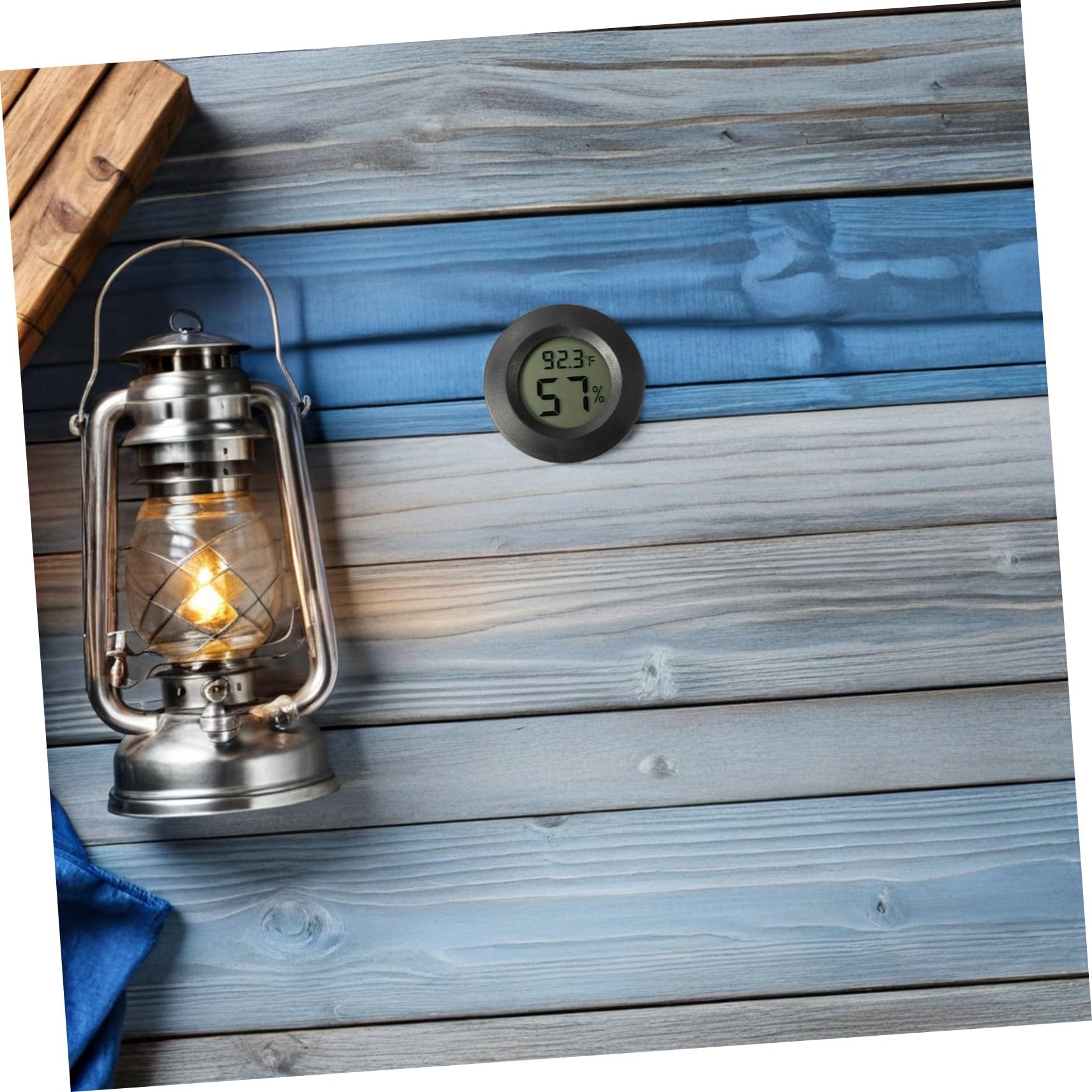 DOITOOL 21 Pezzi Termometro Igrometro Digitale Mini per Terrario e Tartarughiera Sensore Umidità e Temperatura Plastica Resistente per Uso Interno ed Esterno in d'Inverno e