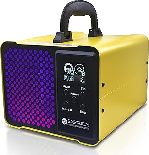 Enerzen O-922D - Digital Ozone Generator for Eliminating Odors - O3 Machine Air Ionizer Deodorizer with Adjustable Settings for Any Room Size