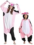 DELEY Unisex Kid Pig Onesie, One Piece Aniamal Pajamas, Halloween Cosplay Costume Homewear Jumpsuit