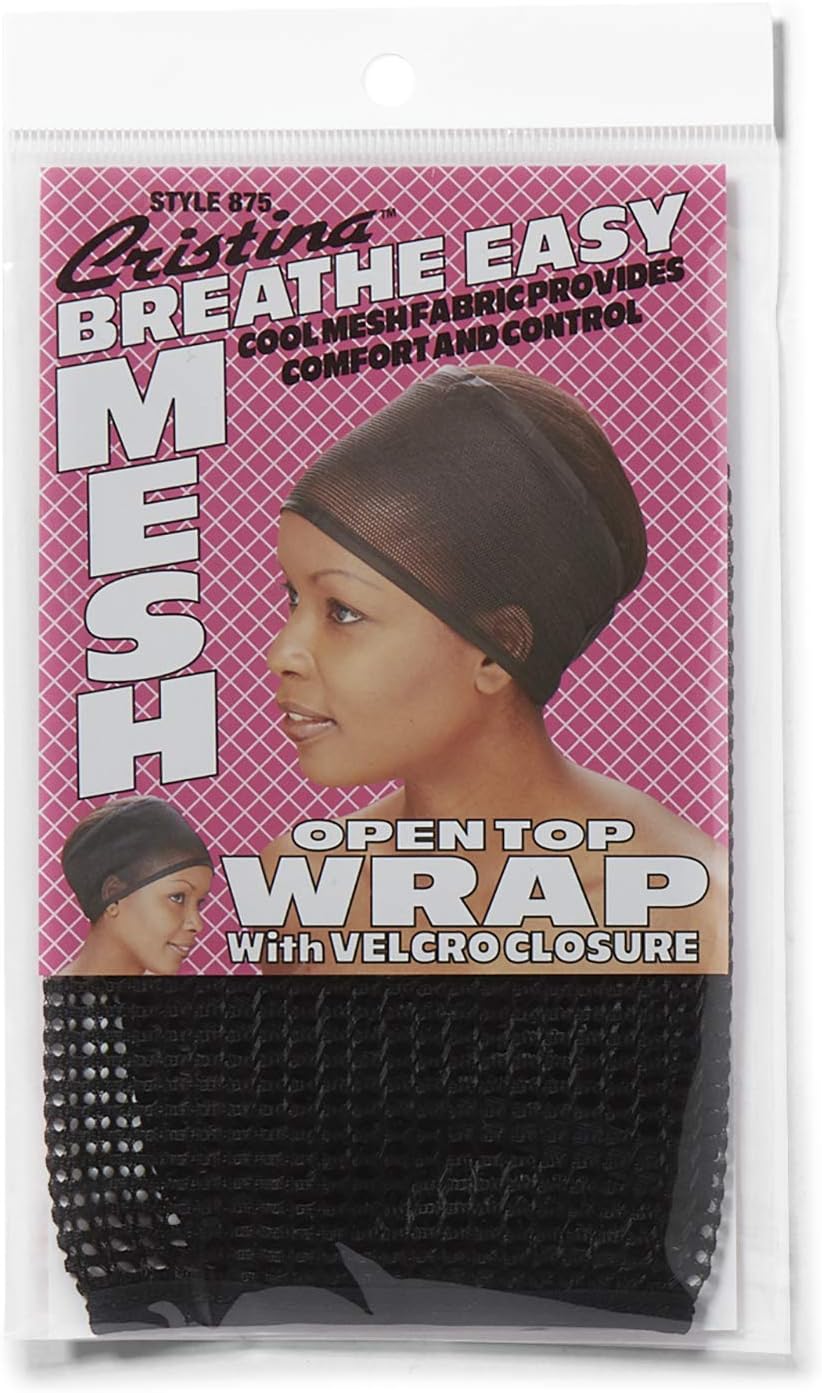 Spartan Brands Open Top Mesh Wrap with Velcro Closure Black