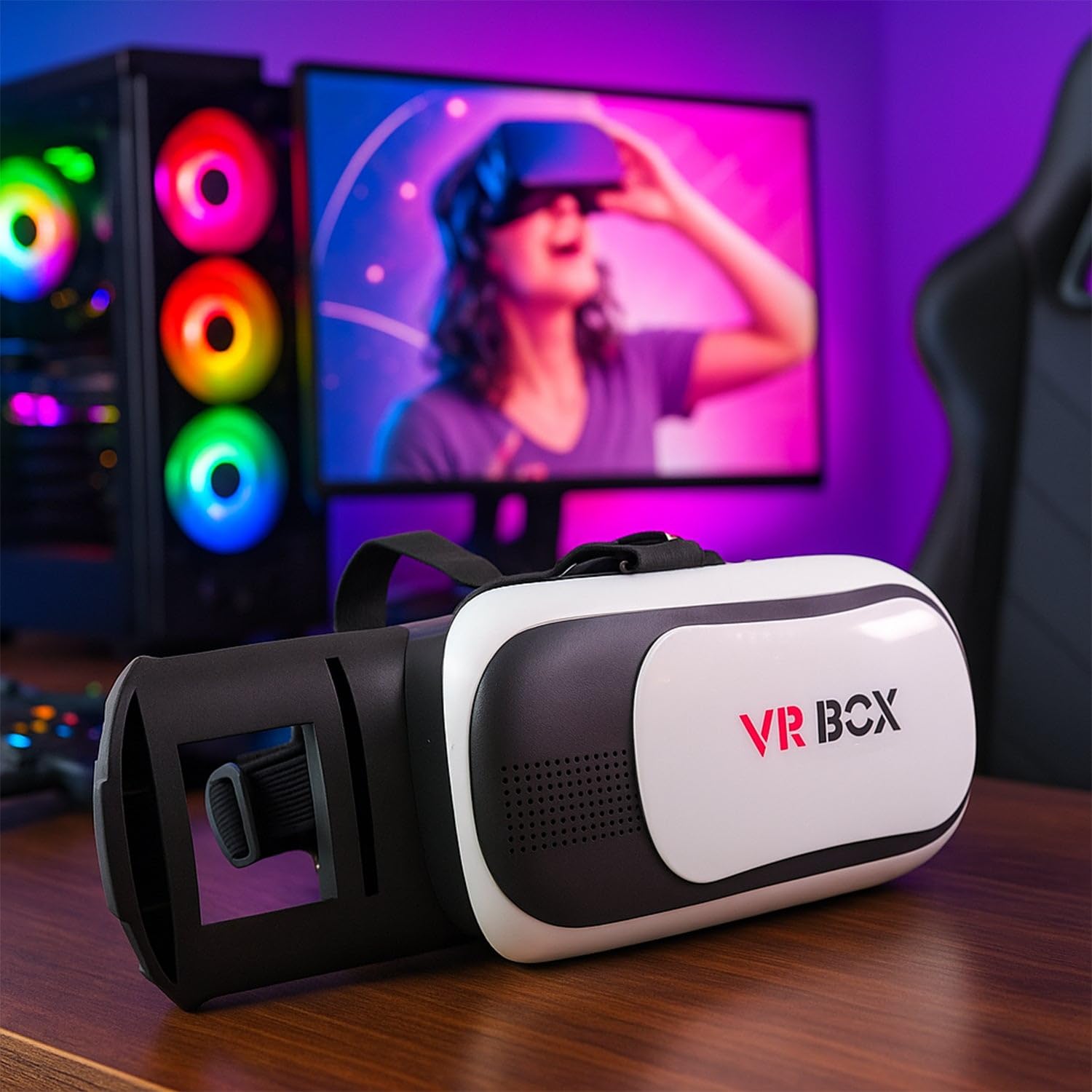 Adjustable Vr Box Virtual Reality Electronics - Adjustable - & Value-picture-25