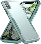 Pour iPhone XR Cas, Slim Hard Back & Doucement TPU Coques de téléphone double couche, anti-choc anti-reflets iPhone XR 6.1" (Noir)