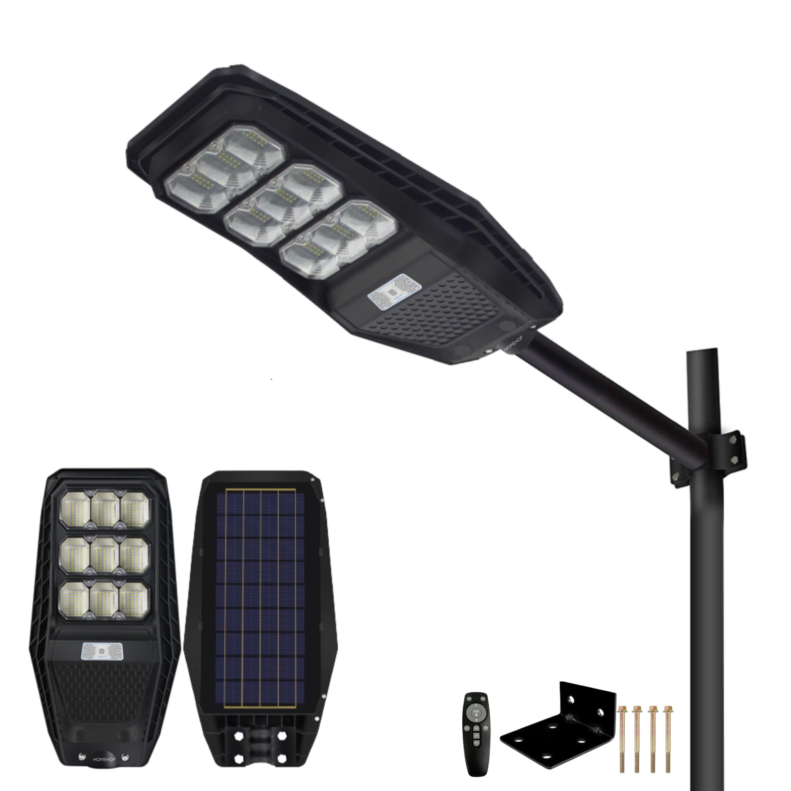 Homehop 100W Solar Led All in One Street Light Outdoor Waterproof with Motion Sensor,Automatic, Wall Lamp for Outdoor, Home & Garden (ABS,Cool White) (B0B34PVK4D) Amazon Price History, Amazon Price Tracker