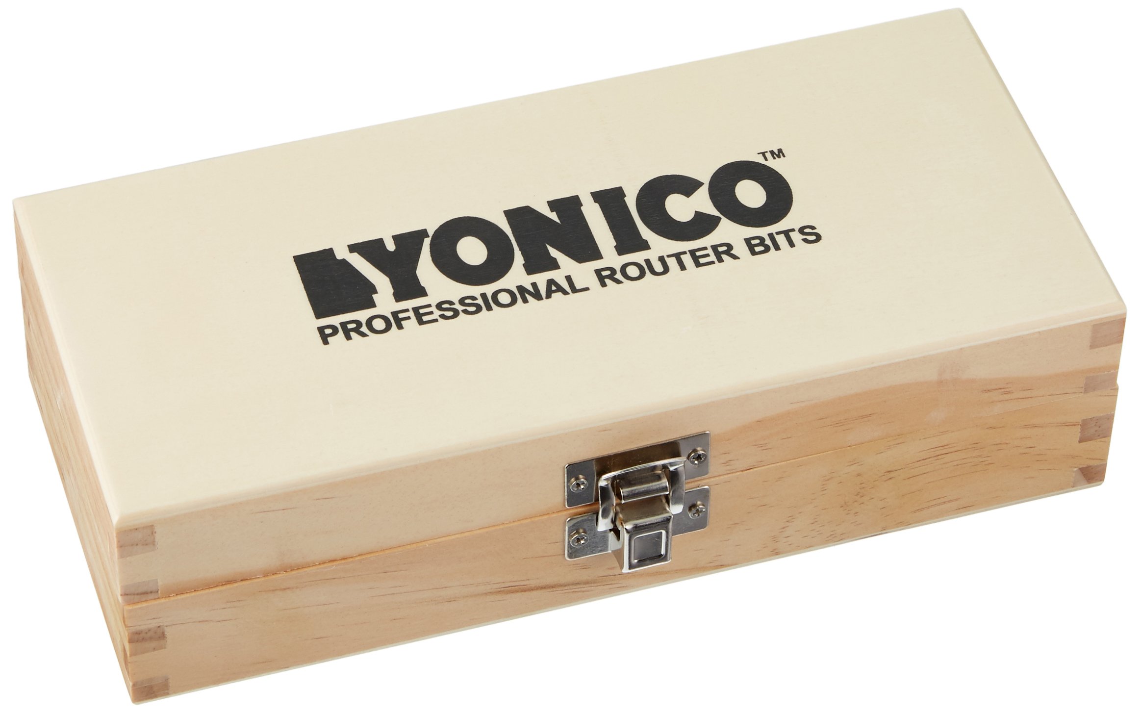 Yonico 12335 Ogee 3-bitowy podniesiony panel drzwi szafki zestaw bitów 1/2 cala chwyt