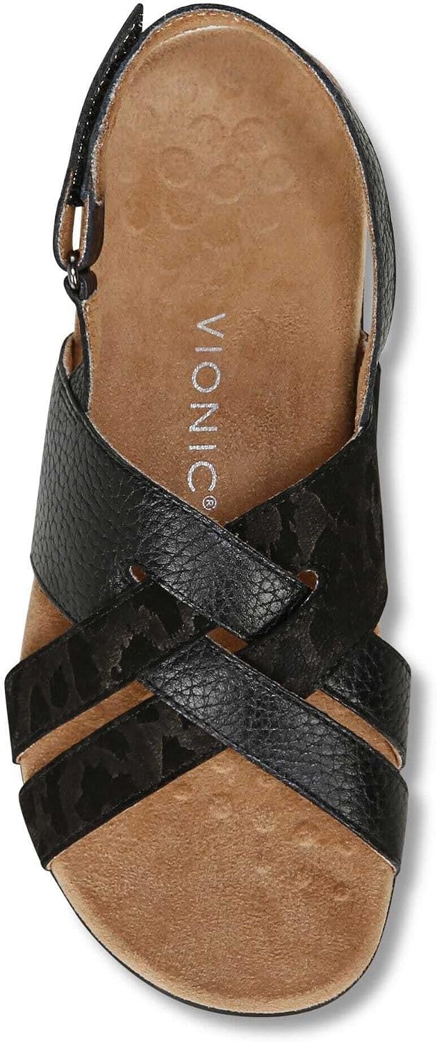 Vionic Women's Rest Eira Backstrap Sandal - Ladies Sandals with Concealed Orthotic Arch Support