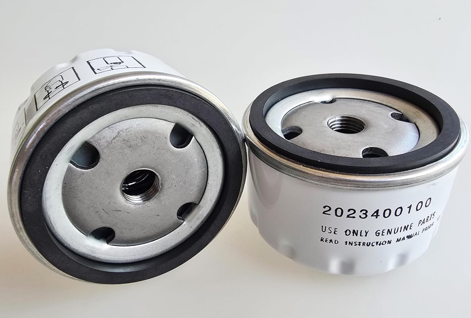 Replacement Oil Filter 2023400100 (2 Pack) Compatible with Quincy QR-325, QR-370, QR-5120 Air Compressors