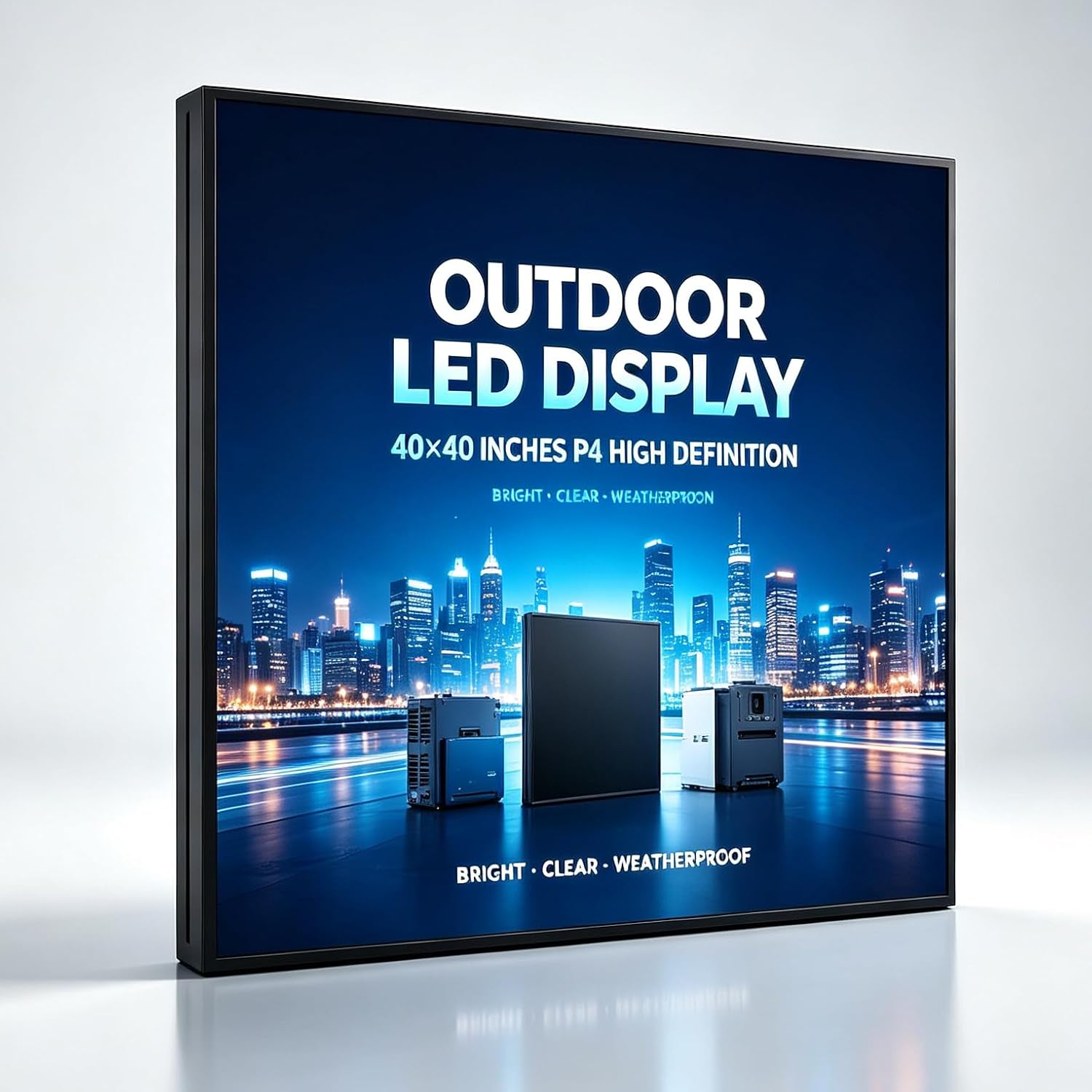 P4 Outdoor LED Sign 40"x40" Advertising Digital Board