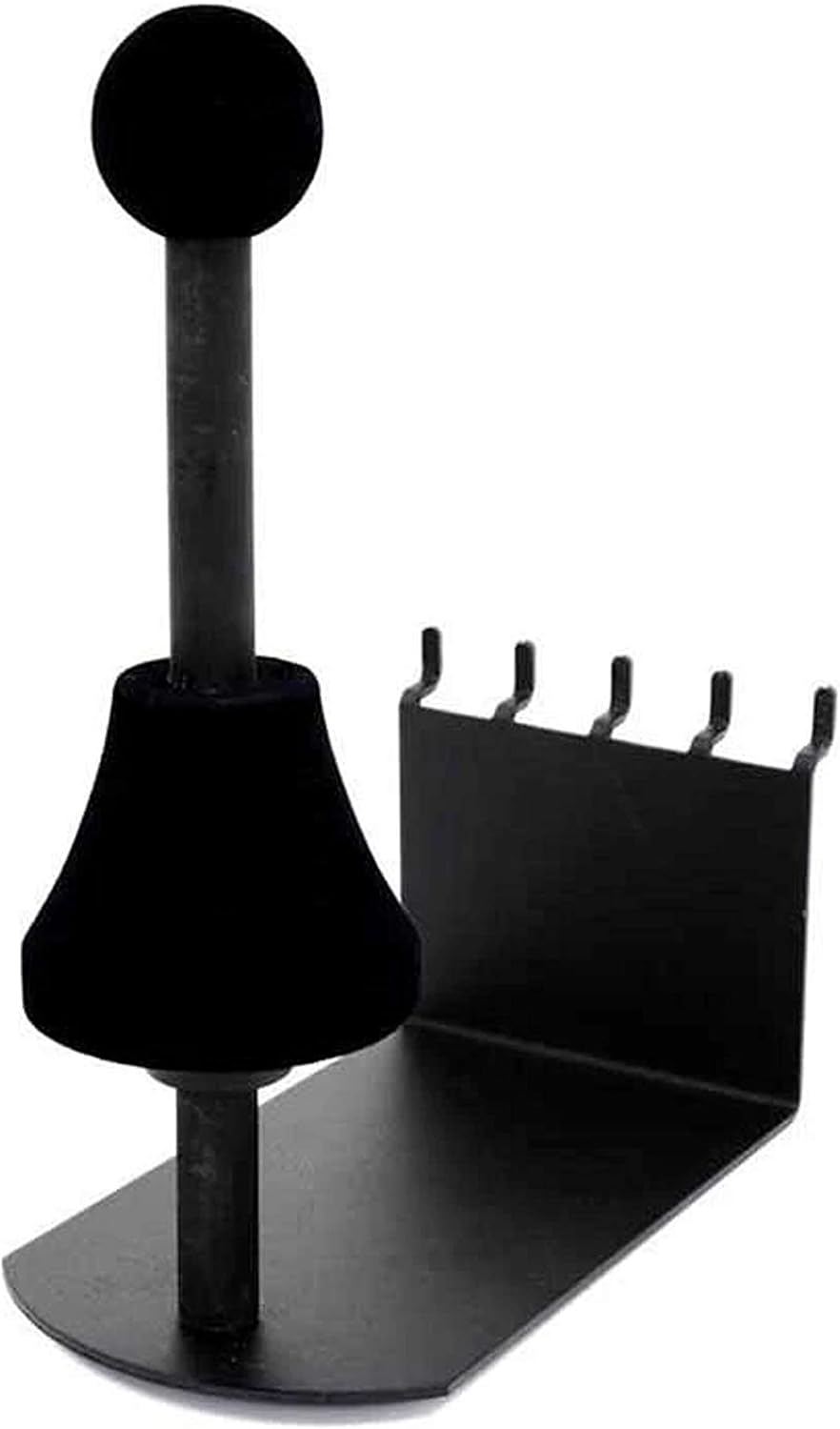 Padded Metal Adjustable Flugelhorn & Soprano Sax Holder, Attaches to Slatwall or Pegboard (Quantity 5) (5)