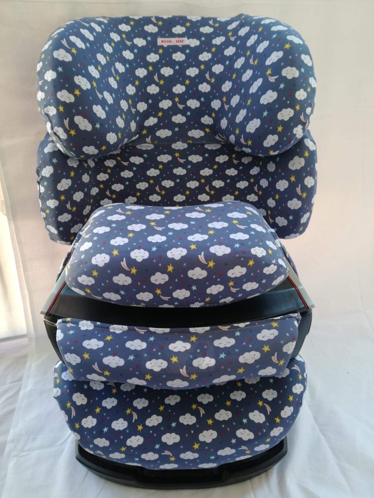 MOON-BEBE Funda para Cybex Pallas, Silver Pallas Fix y Pallas 2 Fix (BLEU)