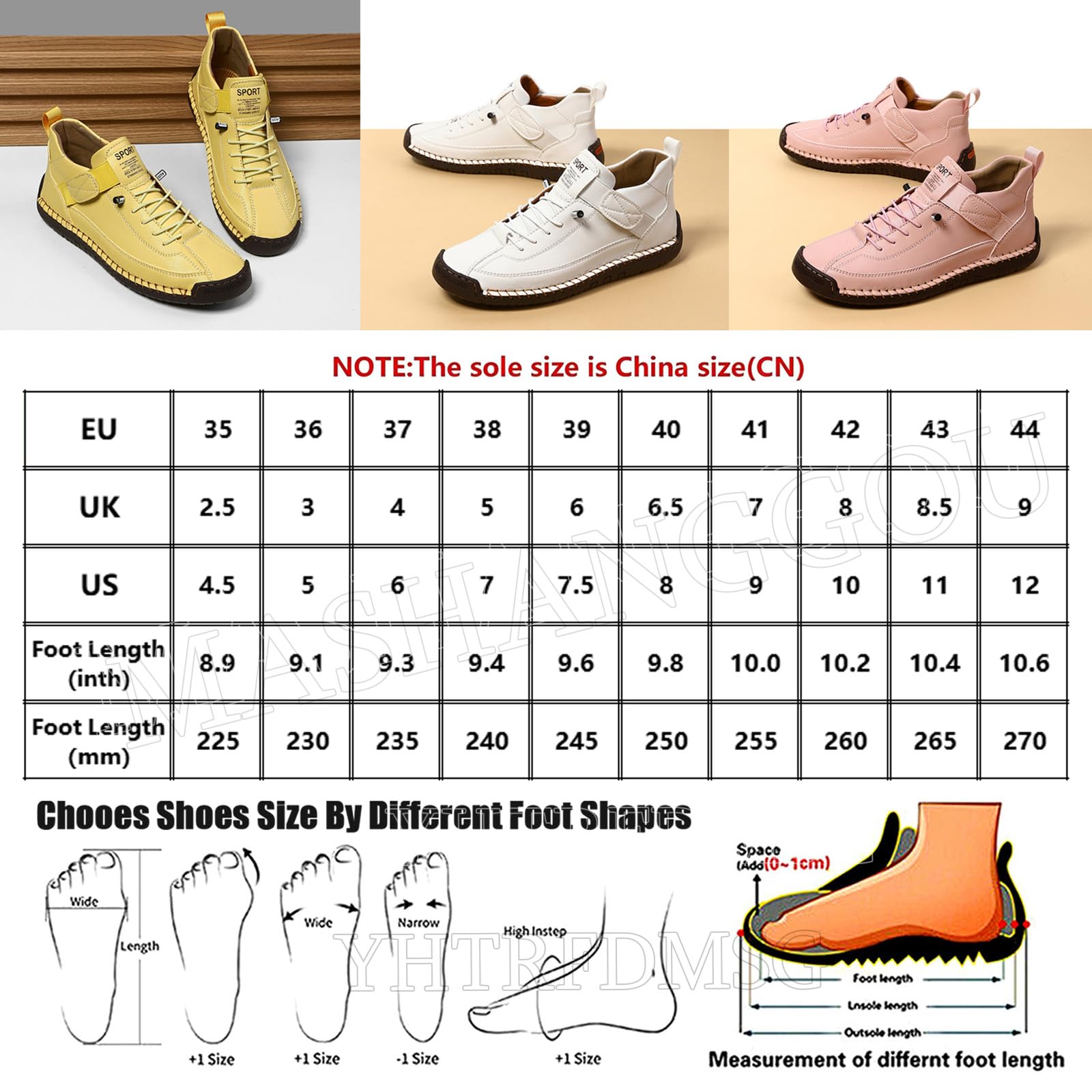 Bottines orthopédiques pour femme, en cuir, imperméables, à enfiler, légères, pour la marche, la randonnée, le camping, la conduite