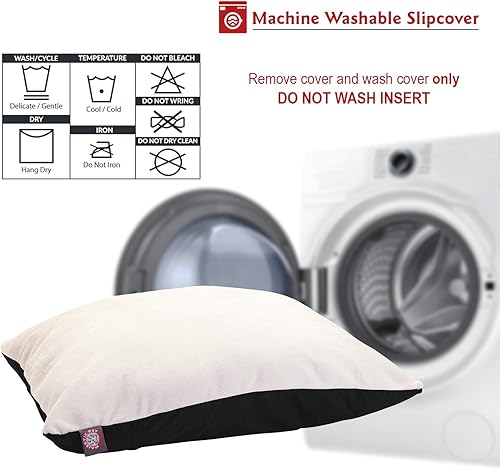 Miniatura 5 de 30 x 40 rectángulo negro Pet perro cama con cubierta lavable extraíble por Majestic Pet Productos Pequeño A mediano, Negro Negro