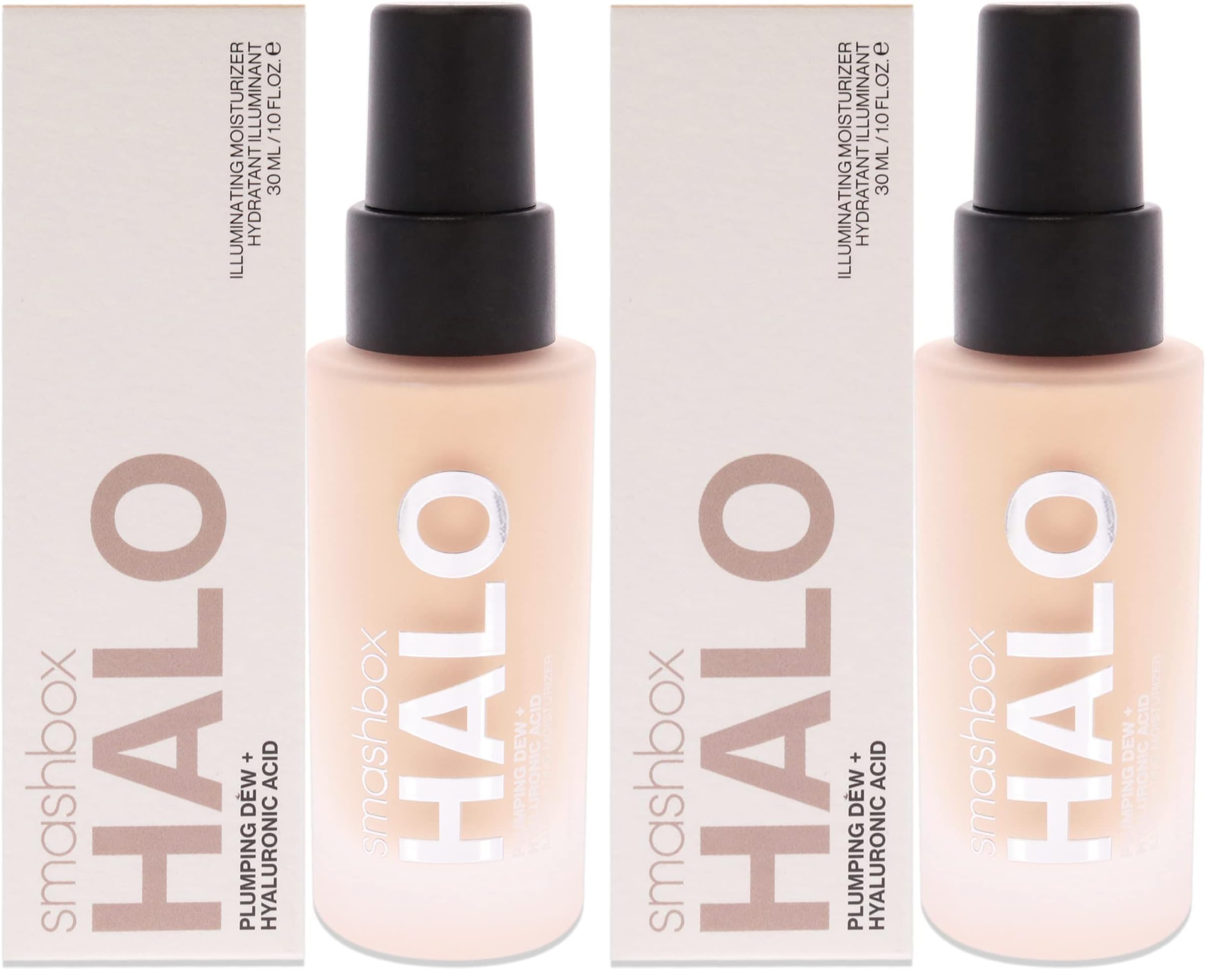 Smashbox Halo Plumping Dew Plus Hyaluronic Acid Women Moisturizer 1 oz (Pack of 2)