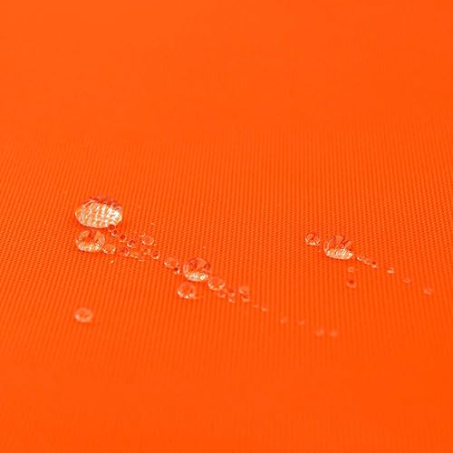 Miniatura 6 de Tela impermeable de lona de 6 onzas y 58 pulgadas de ancho por yarda (rojo, 1 yarda)