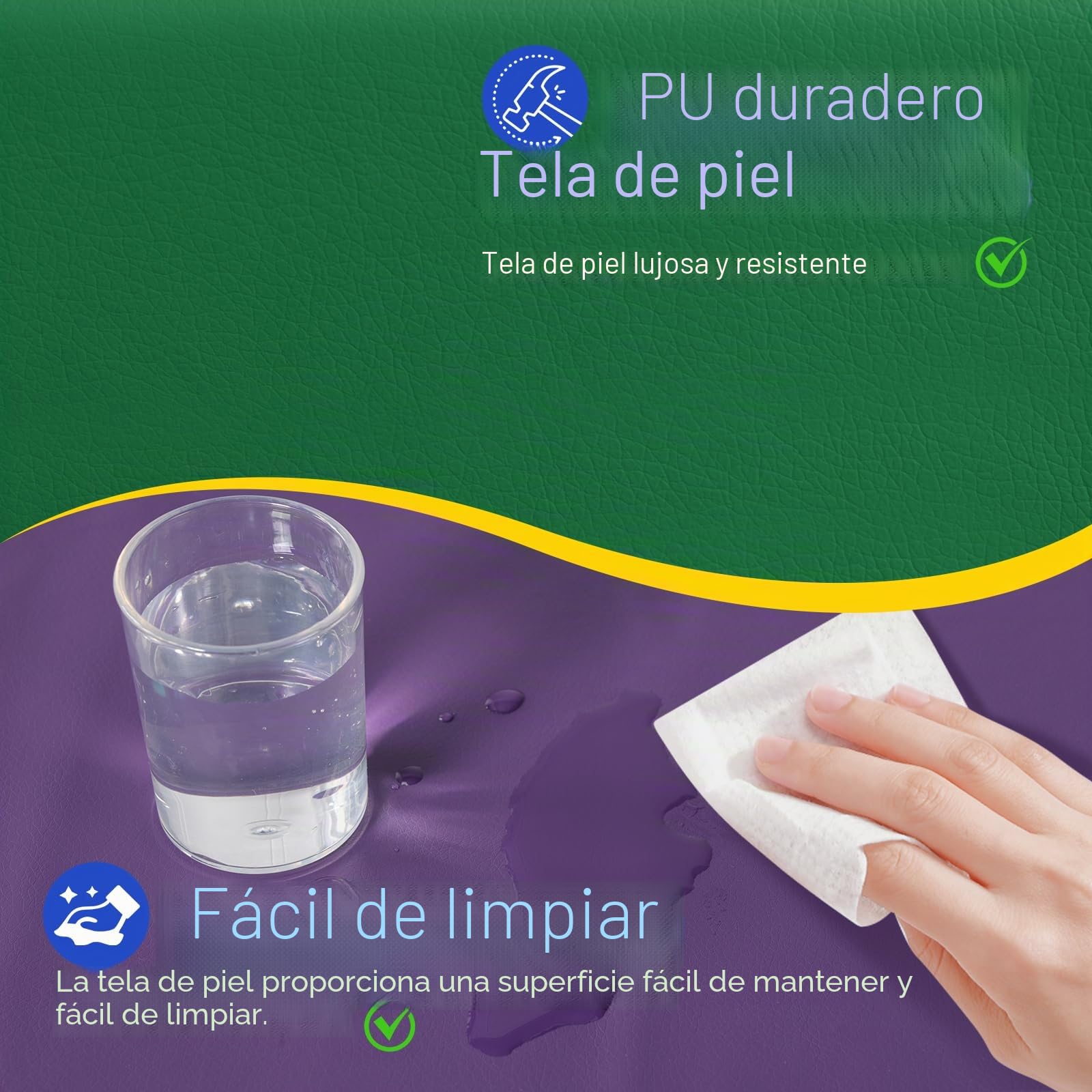 Wilwolfer Juego de 5 Bloques de Espuma para Niños: Cuero PU Bloques Psicomotricidad Infantil - Set de Escalada Suave Ligero para Interior Infantil Juego de Trepar y Gatear Regalo para Bebés(Clásico)