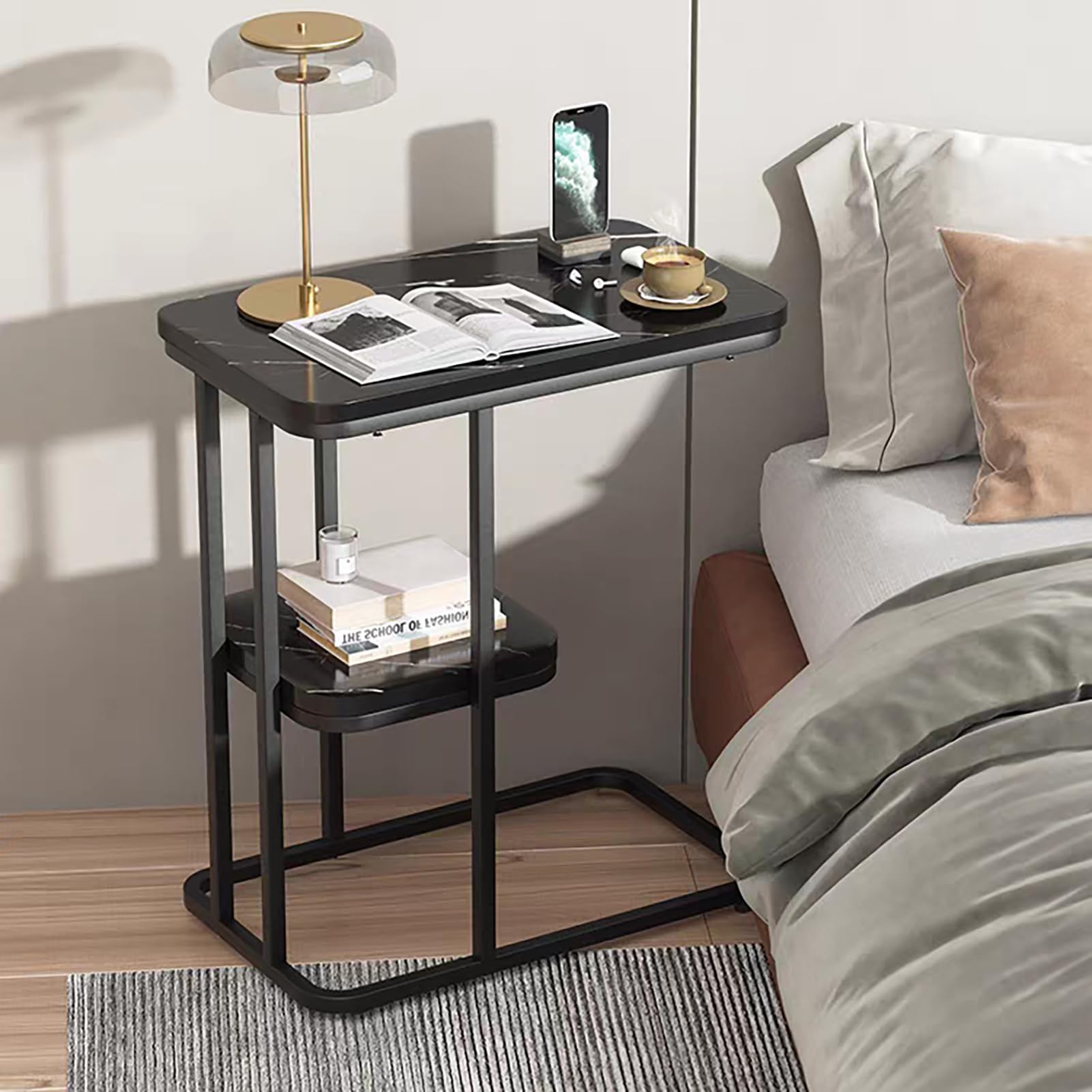 C-type salontafel, bijzettafels voor de woonkamer, kleine tafels