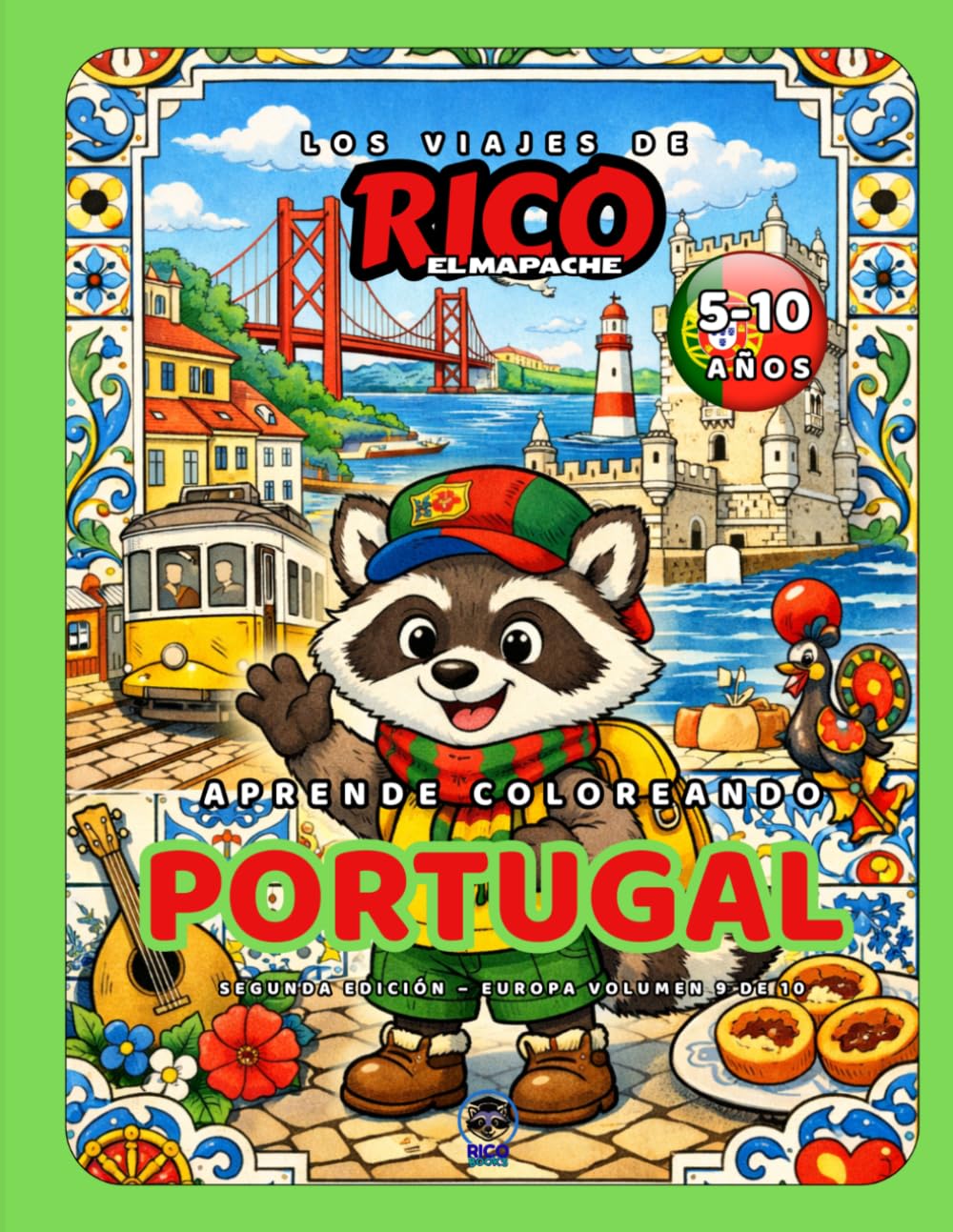 Los Viajes de Rico el Mapache – Portugal: Tranvías amarillos, océano azul y azulejos