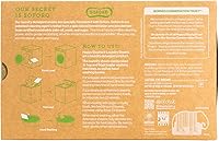 Vista 2 de Happy Elephant Hojas de detergente para ropa, sin fragancia, hojas de lavandería naturales biodegradables, a base de plantas, resistentes a