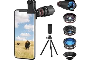 7 in 1 Phone Camera Lens Kit with 22X Zoom for iPhone 15 Pro Max