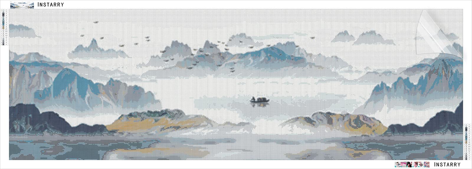 Instarry Diamond Painting Kit 5D Full Paesaggio Paint by Numbers