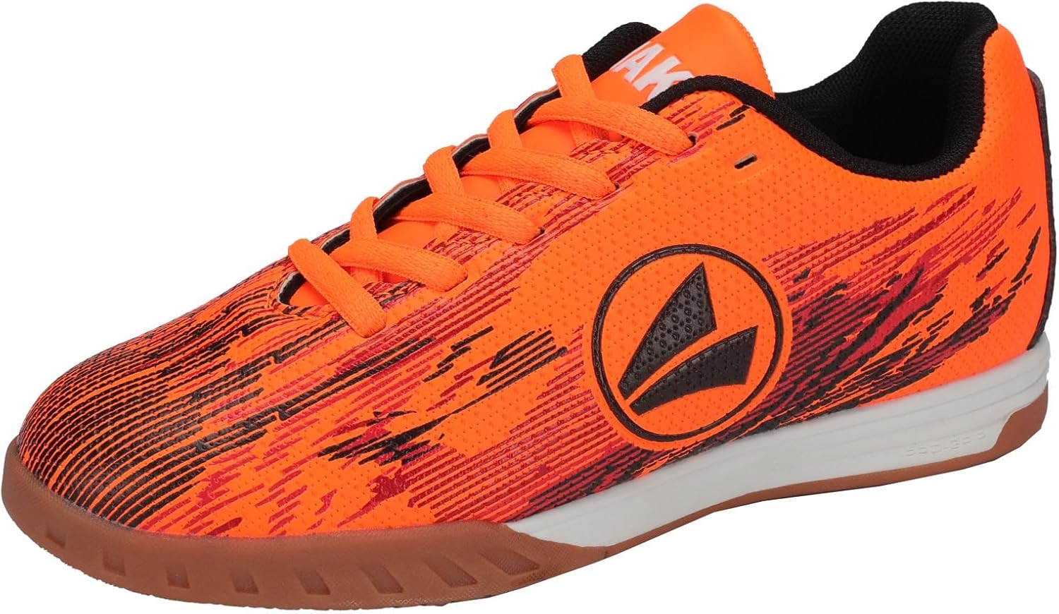 Jako Unisex J-SI Stepover Indoor Trainers, Neon Orange Jet Black, 10