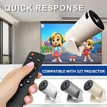 Replacement Remote for Mini Projector,Compatible with WiMiUS S27 Projector.