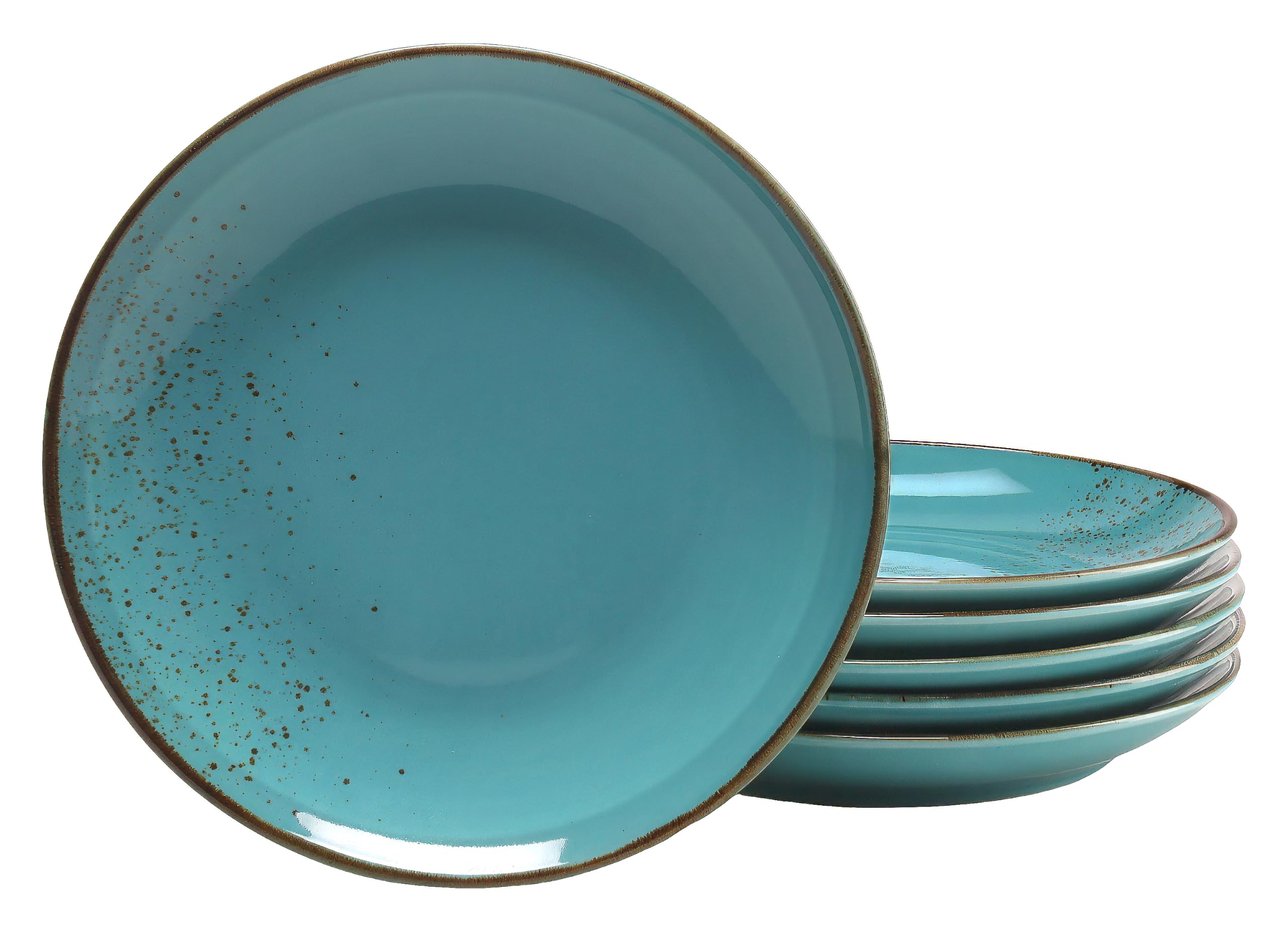 Creatable 22042, Water, 6 talerzy deserowych 21 cm, Nature Collection, kamionka
