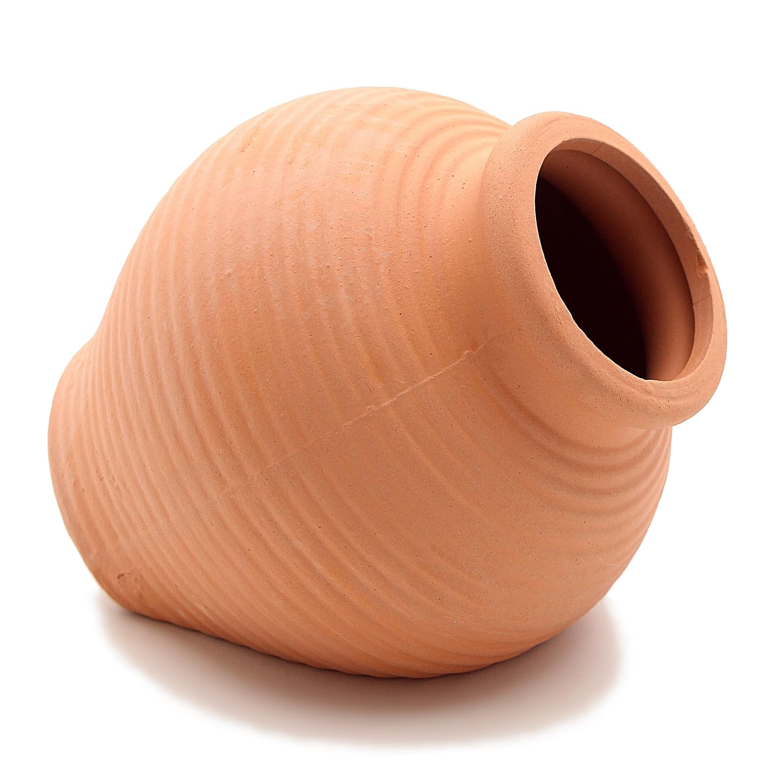 k2aqua Ceramic Aquarium Ornament Jar Cave Natural Decoration Hiding Place for Fish Shrimp and Aquatic Pets Safe Handmade Ceramic Décor Betta Breeding Cave and Shrimp Hideout for Rest and Spawning