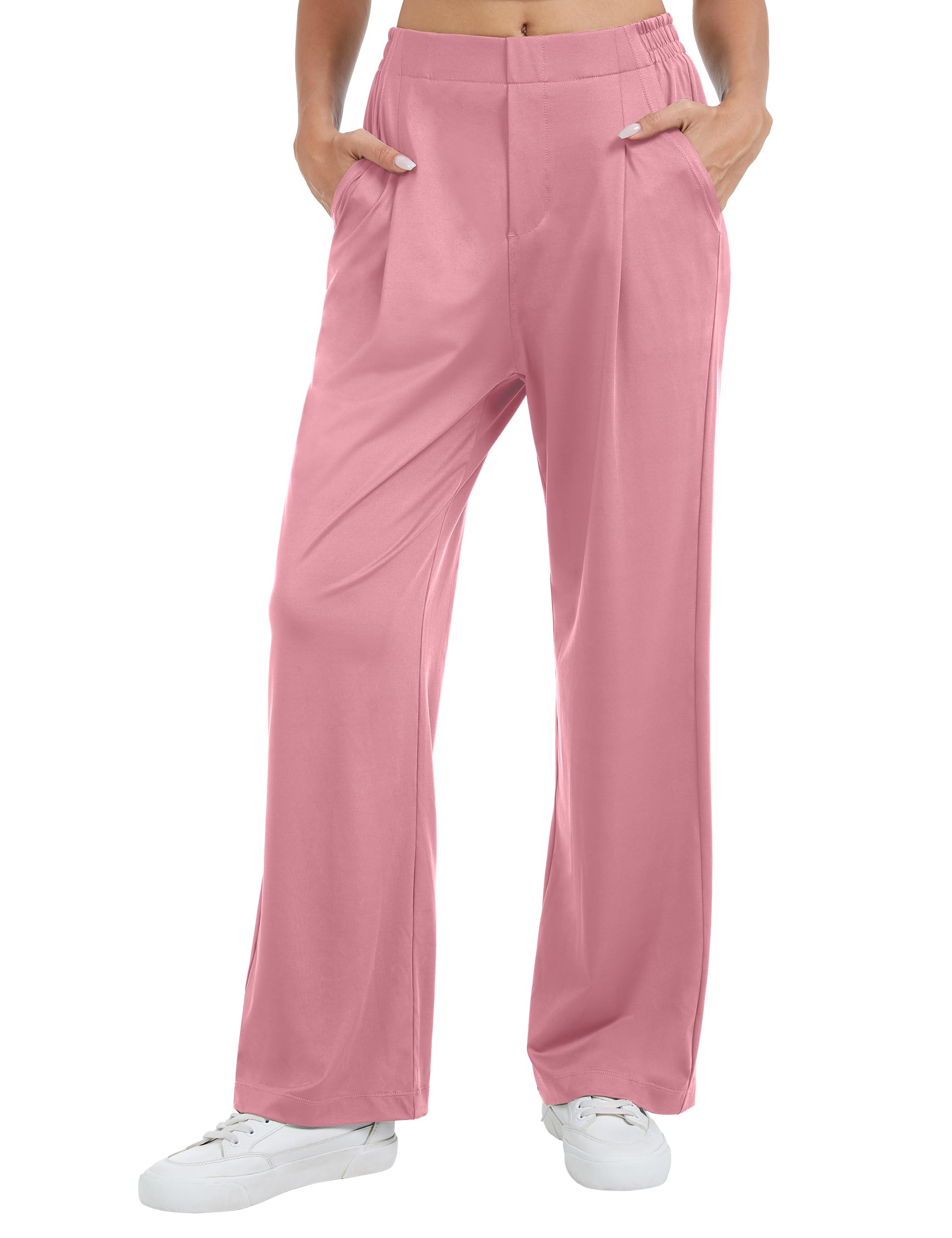 Desol - Leggings da allenamento a vita alta da donna, 63,5 cm/71,1 cm, lunghezza intera, per yoga, con fascia ventrale e supporto per il sedere