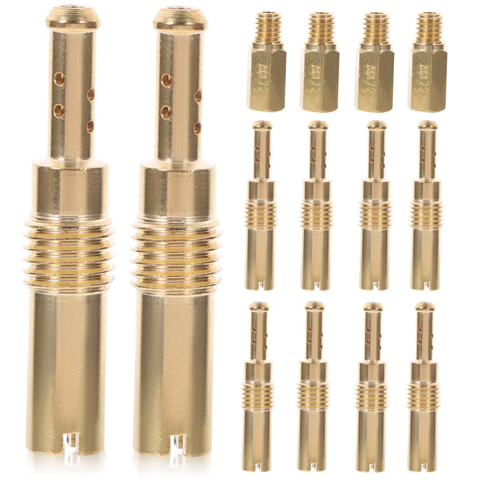 Mobestech 1 Set Slow Pilot Nozzle Motorcycle Accessory Motorcycle Supply Motorcycle Carburetor Slow Pilot Windsock Dirt Bike Parts Kit Atv Carburetor Slow Pilot Jet Brass Crane Electric