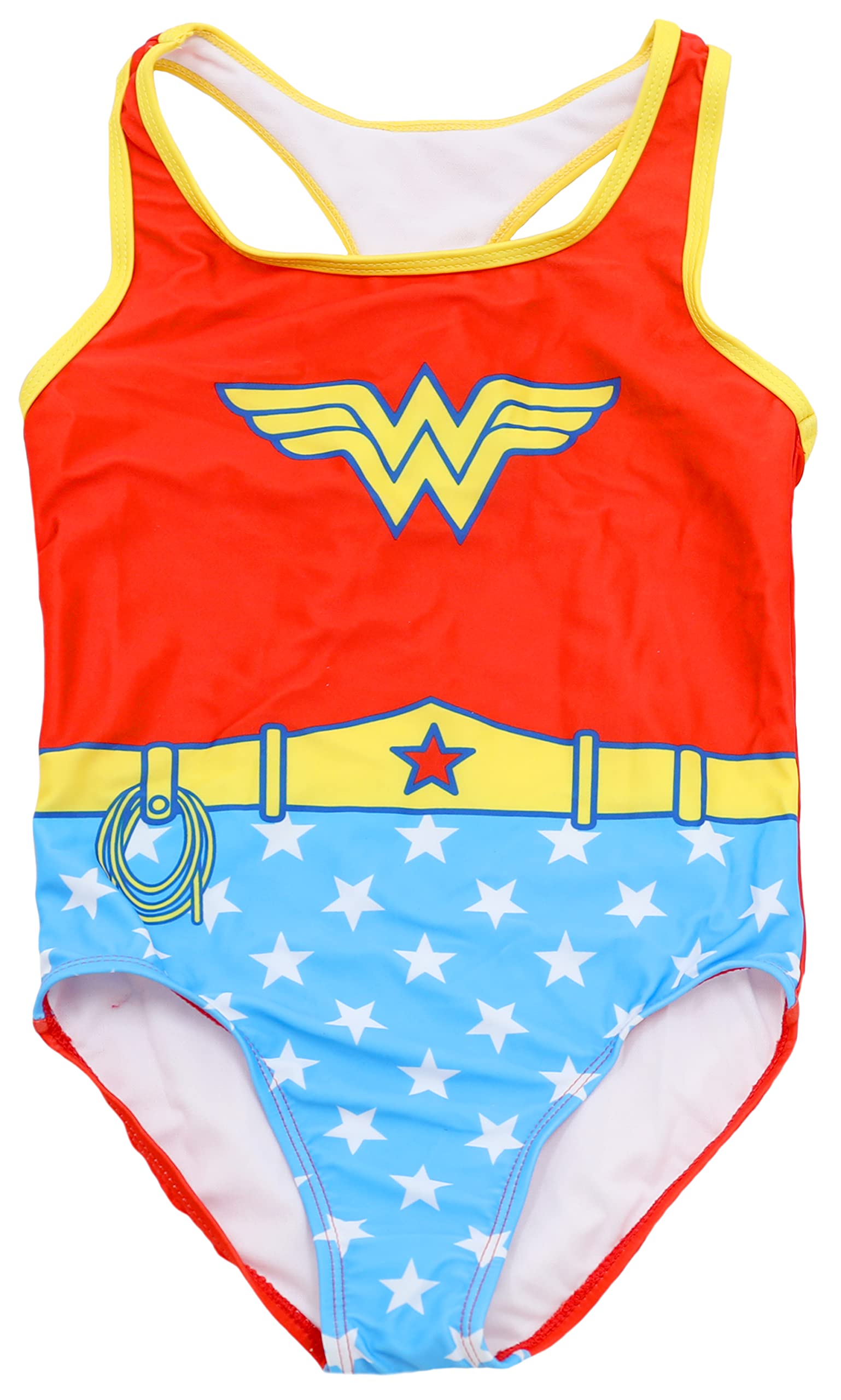 Dreamwave Big Girl's Wonder Woman One Piece Swimsuit Sandyswim