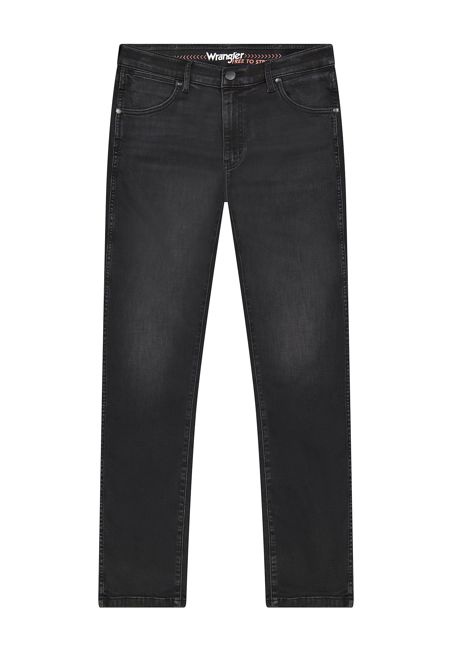 Wrangler Men's Larston Jeans, Black Fog, 36 W/32 L