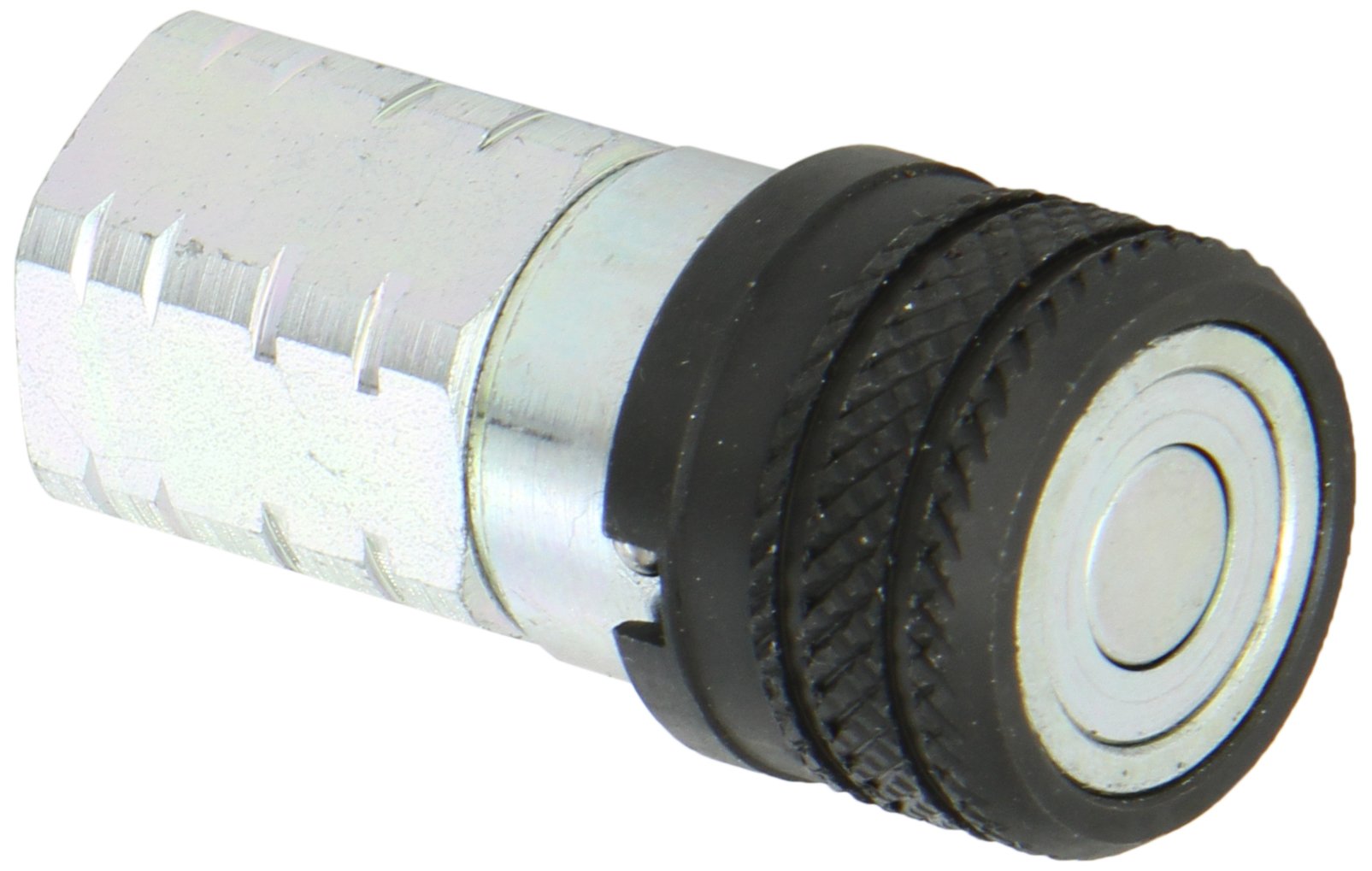 Eaton Hansen 6FFS25 Steel Hydraulic Quick Coupler, Flat Face, Female, 1/4