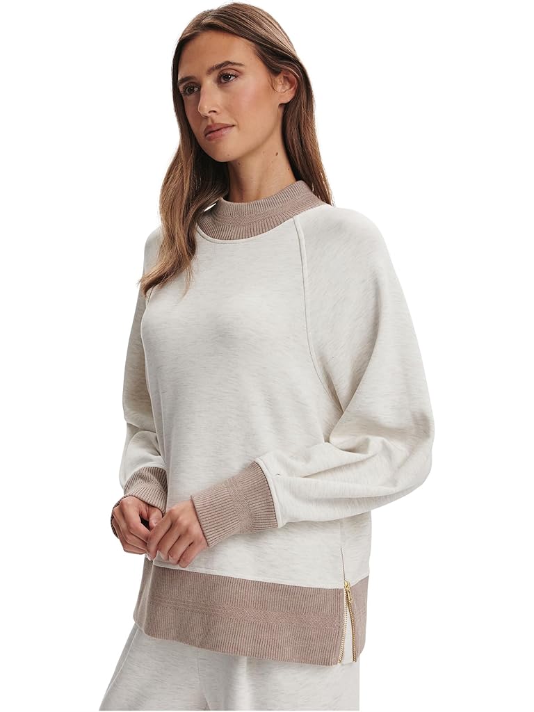 White Varley Loxley Raglan Boyfriend Sweat