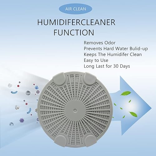 Miniatura 3 de Hydro Cell A200 - Filtro humidificador con carbón activado compatible con BONECO y AIR-O-Swiss Humidificador ultrasónico, paquete de 3, color gris