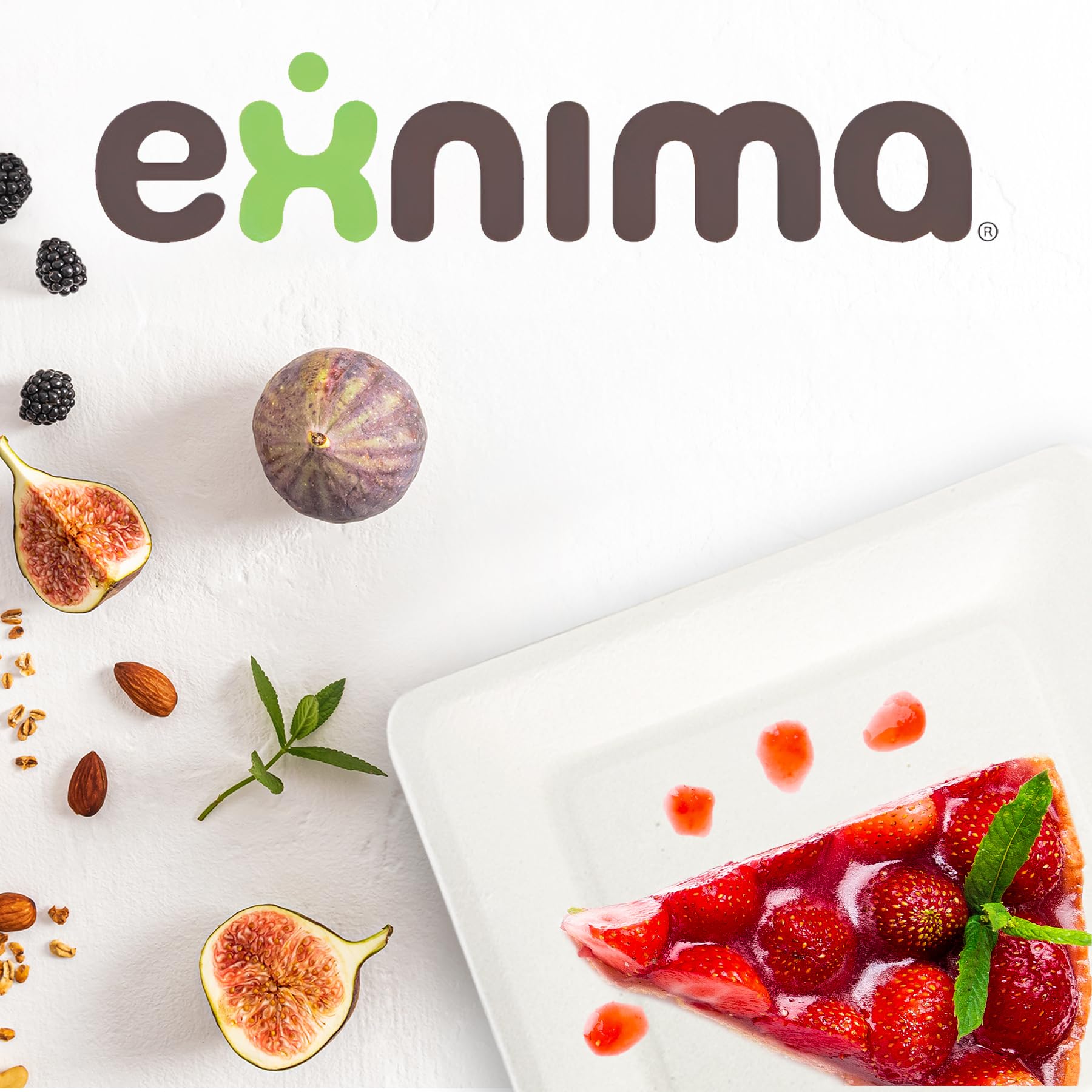 Pack 30, 50, 60, 100, 300 o 500 Platos Desechables Biodegradables, Hechos de Fibra de Caña de Azúcar, Natural, 100% Biodegradable, Cuadrados Originales, Comida, Barbacoa, Fiesta, Cumpleaños.