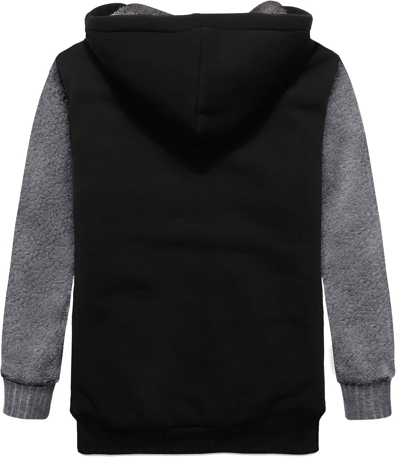 SWISSWELL Hooded Jacket for Boys Full Zip Ultra Soft Sherpa Fleece Hoodie Sweatshirt for Kids School Hooded Outerwear - Image 3