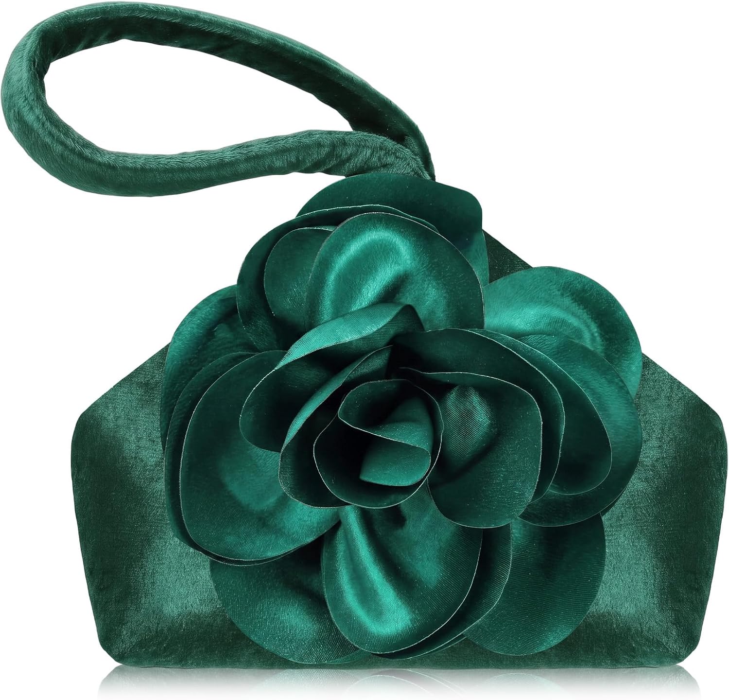 Clutch Purse for Women Formal Evening Bag Flower Handbag Elegant Purse Tote for Wedding Party Prom Dressy Daily