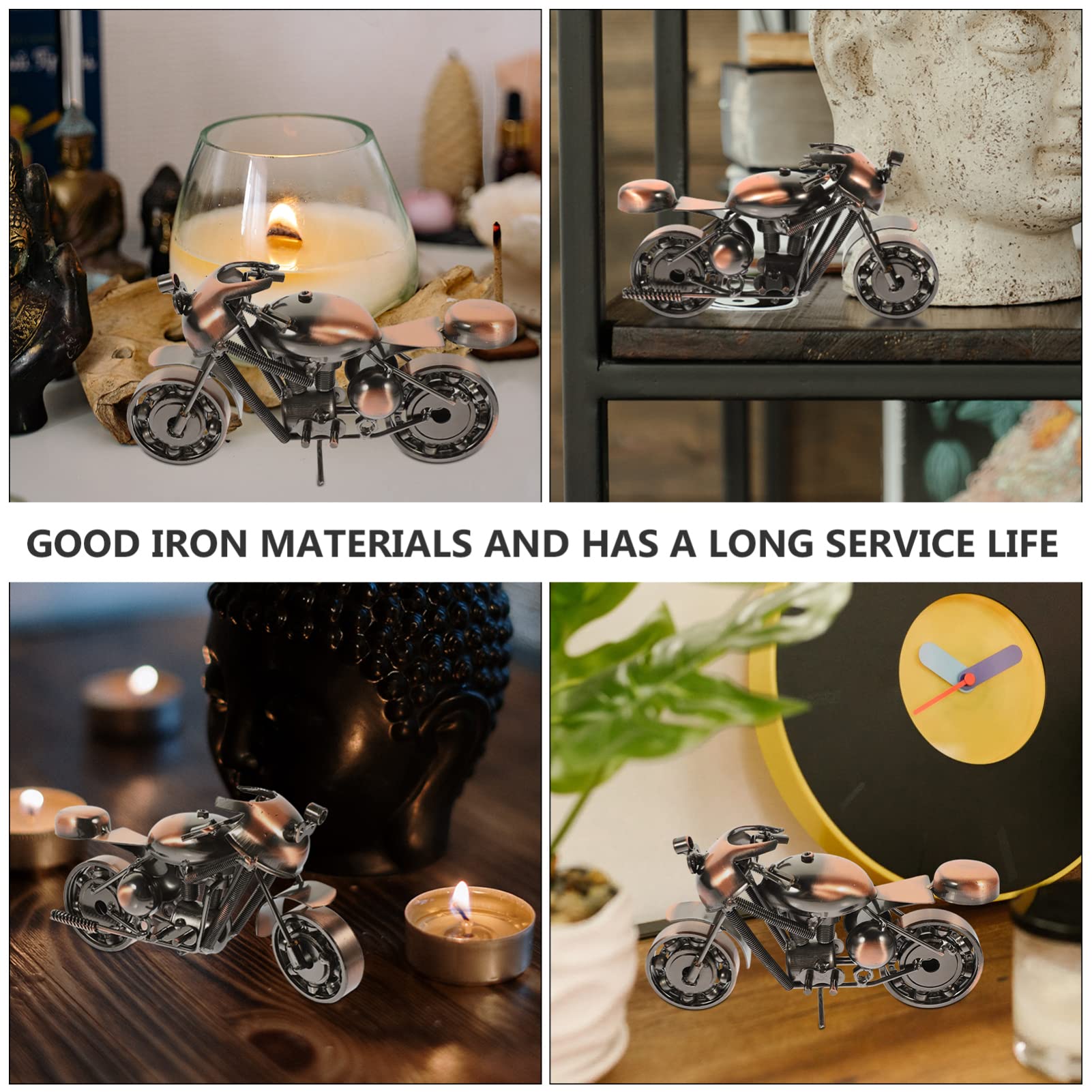 Amazon.co.jp: レトロメタルバイクヴィンテージメタルオートバイ錬鉄