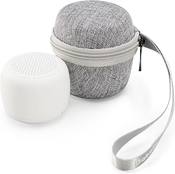 Babelio Portable White Noise Machine + Travel Case in Grey, for Adults Kids Baby