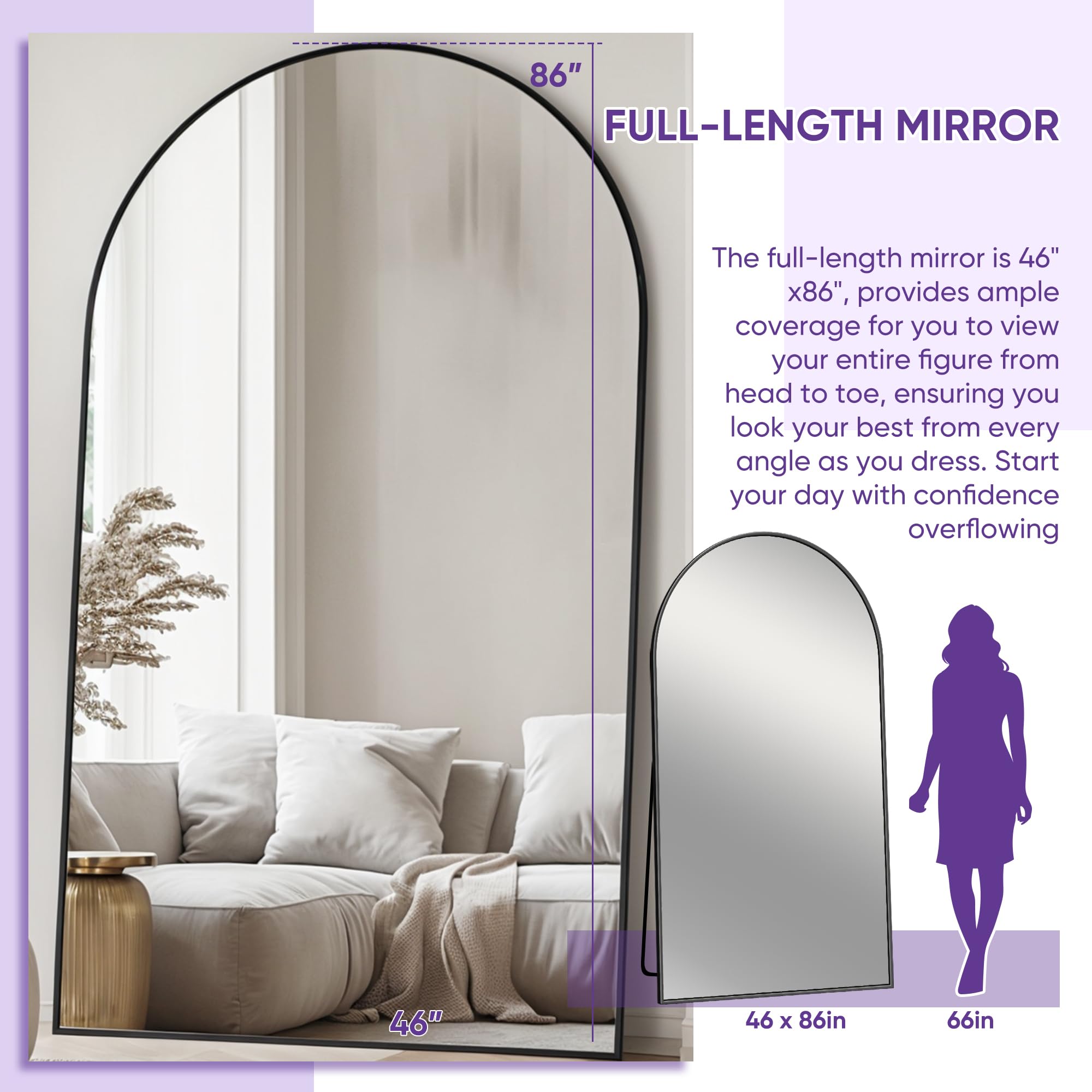 Amazon.com: LadyNow Full Length Mirror, 86