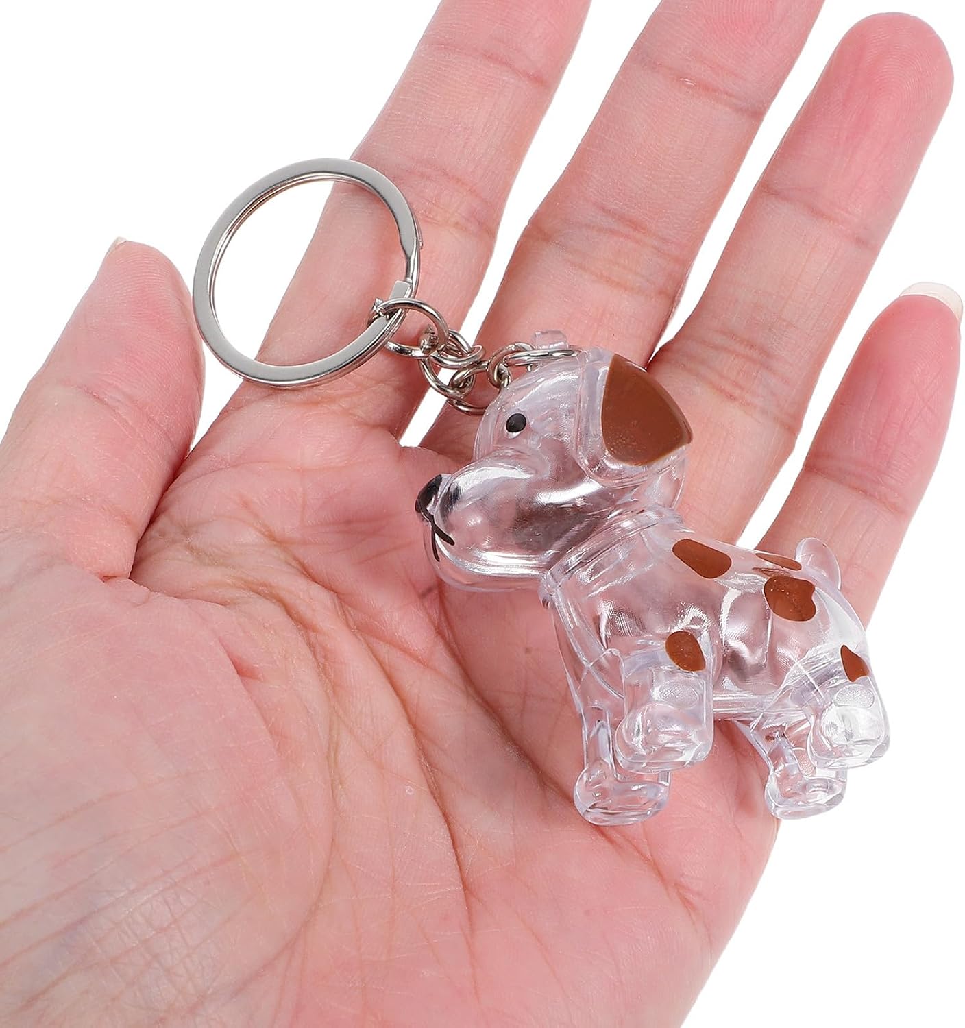 Toyvian Pet Hair Memorial Box Abs Bag Charm Keychain Keepsake image 4