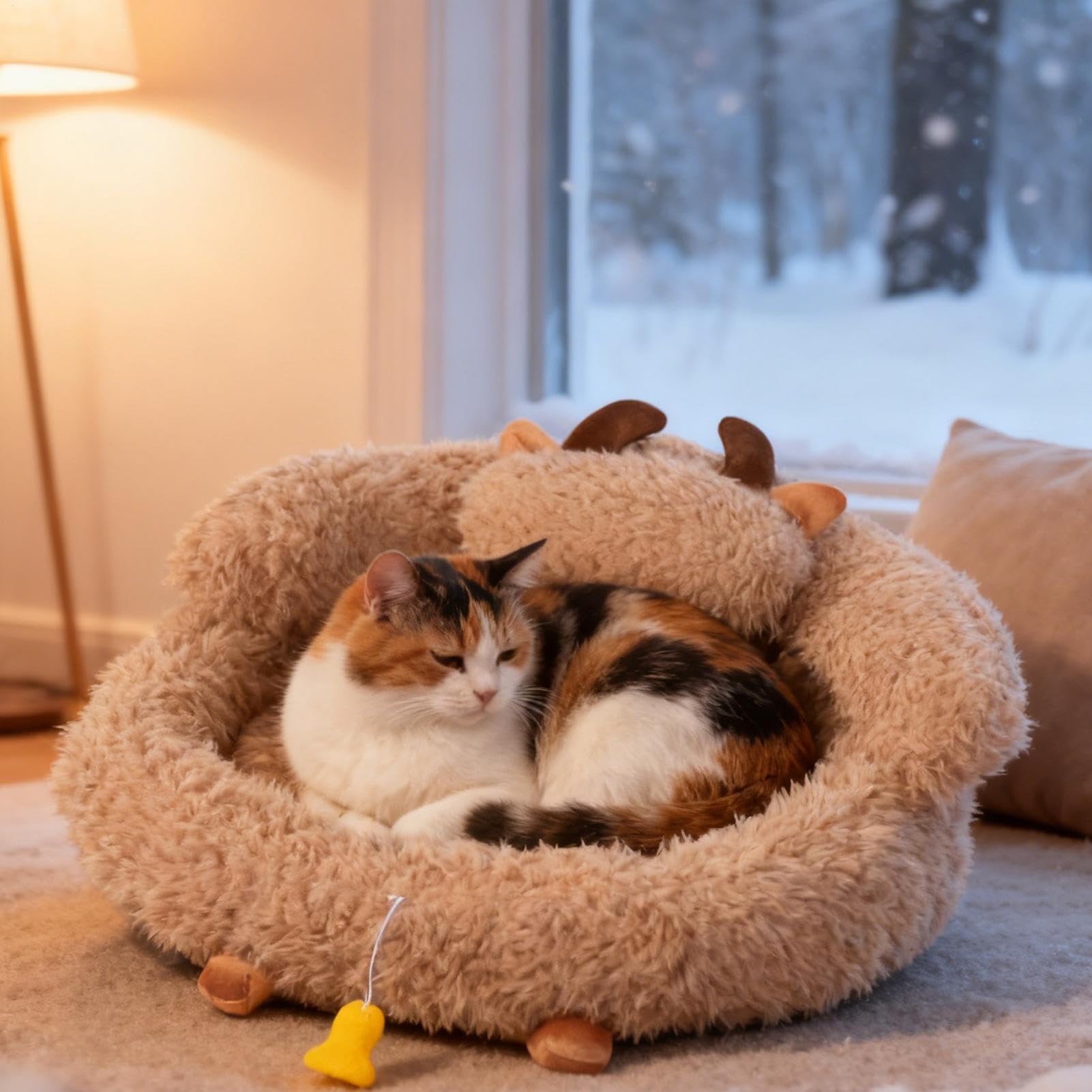 Katzenbett Höhle Mit Tunnel Und Schlafplatz