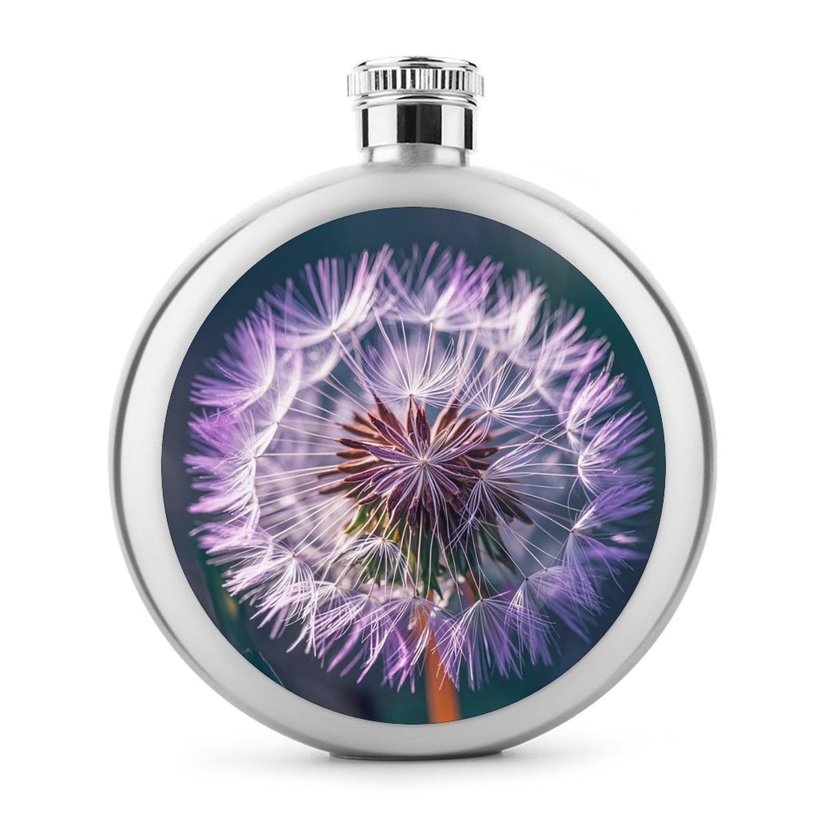 Flasque à whisky en inox violette, conteneur étanche anti-fuite pour voyage