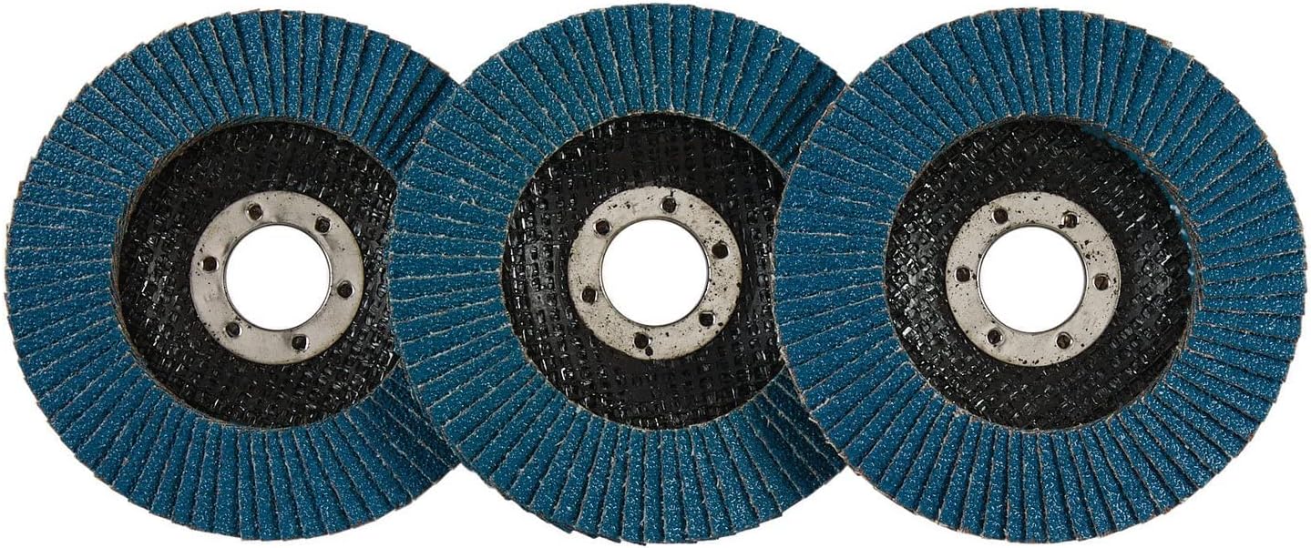 Draper 84096 Zirconium Oxide Flap Discs, 115 x 22.23mm, 40 Grit (Pack of 10) - Image 3